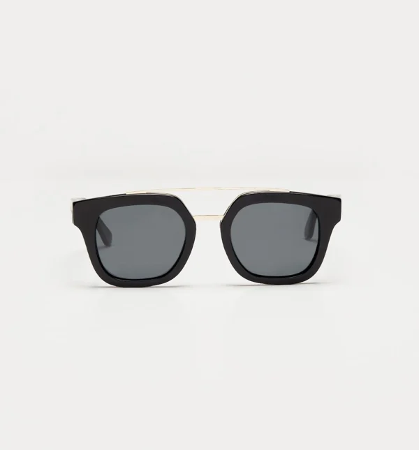 Adak, Black Polarized Sunglasses Cat.3