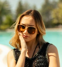 Γυαλιά Ηλίου Maude, Μπεζ