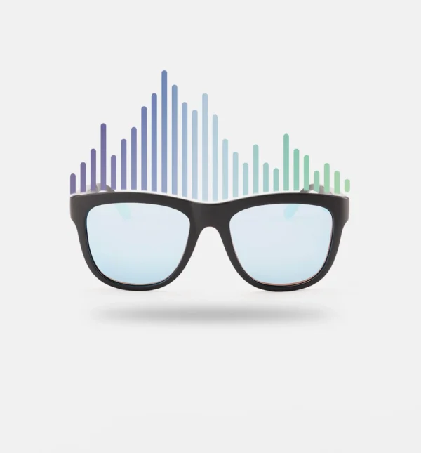 Tune, Μαύρα Πολωτικά Έξυπνα Γυαλιά Ηλίου Cat.3