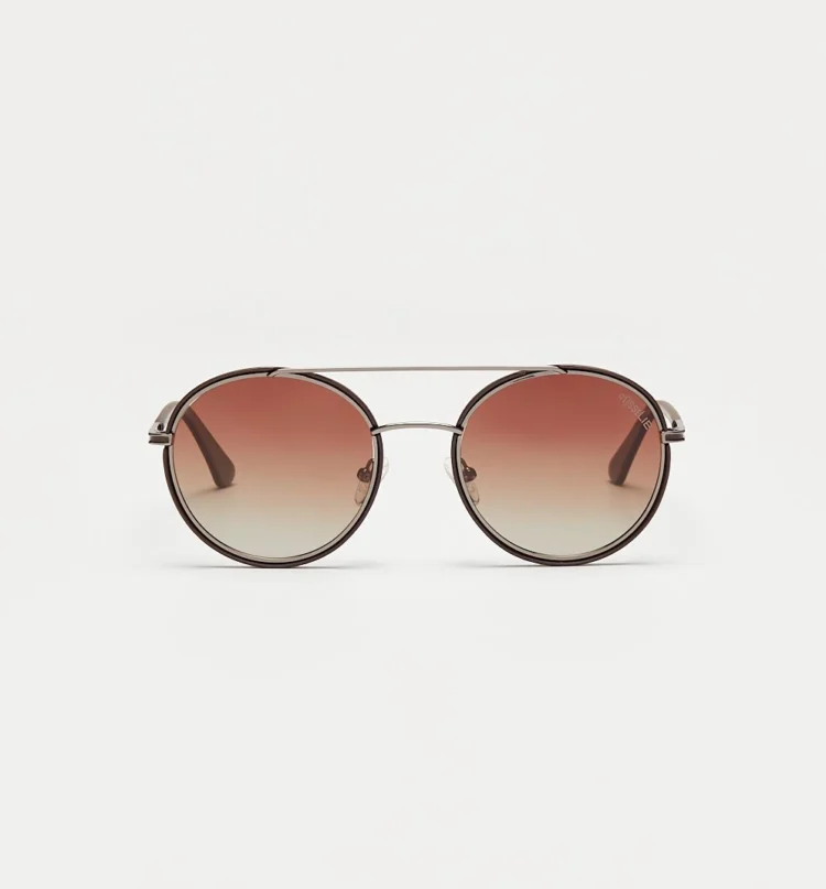 1802202289 Vaduz, Brown sunglasses front view