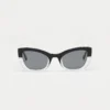 1802202297 Bern, Black Transparent sunglasses front view