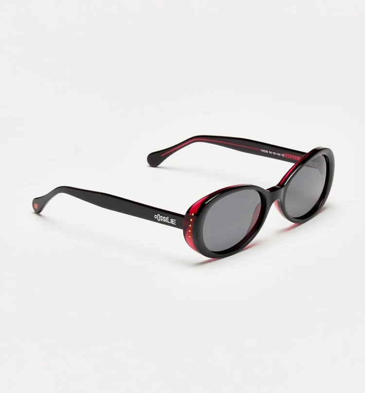 1802202306 Nancy, Black Red sunglasses front right view