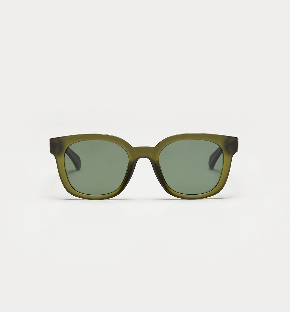 1802202313 Bilbao, Green sunglasses front view