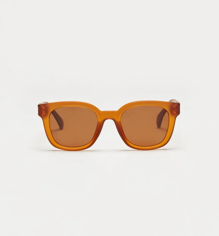 1802202314 Bilbao, Orange sunglasses front view