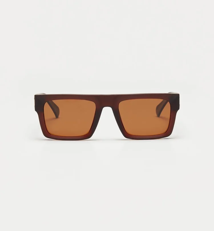 1802202317 Cadiz, Brown sunglasses front view