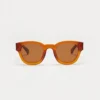 1802202323 Leon, Orange sunglasses front view