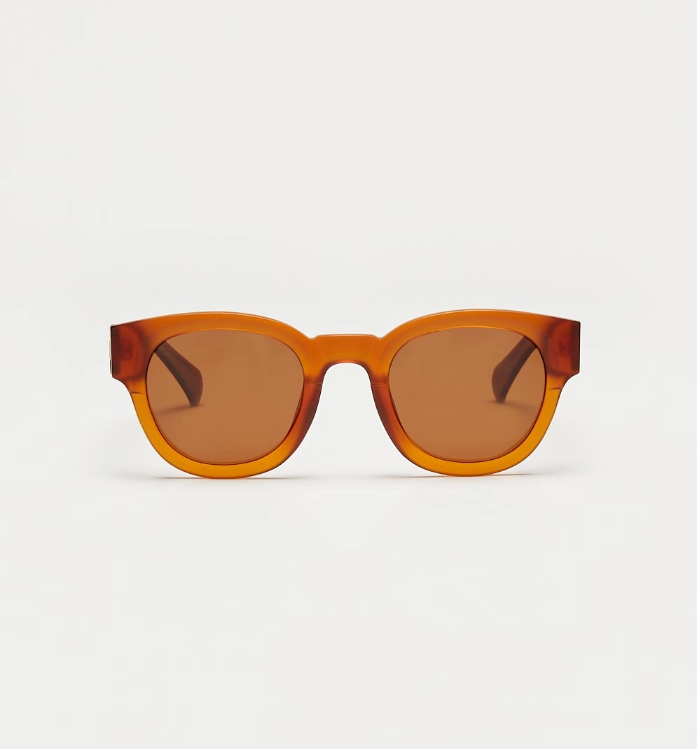 1802202323 Leon, Orange sunglasses front view