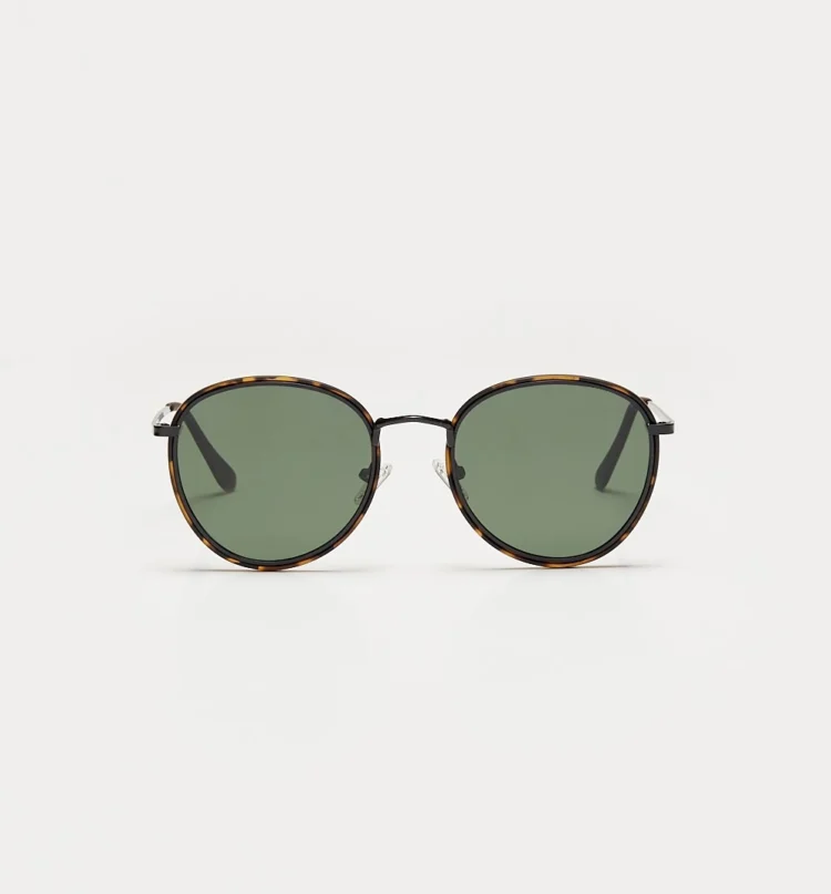 1802202335 Foggia, Brown Tortoise sunglasses front view