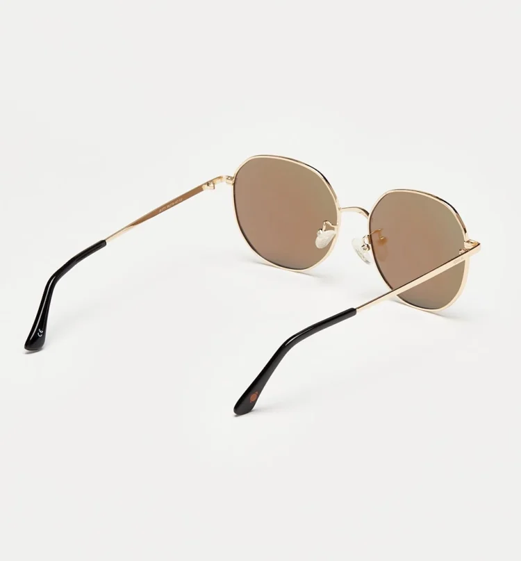 1802202346 Evora, Gold sunglasses back right view