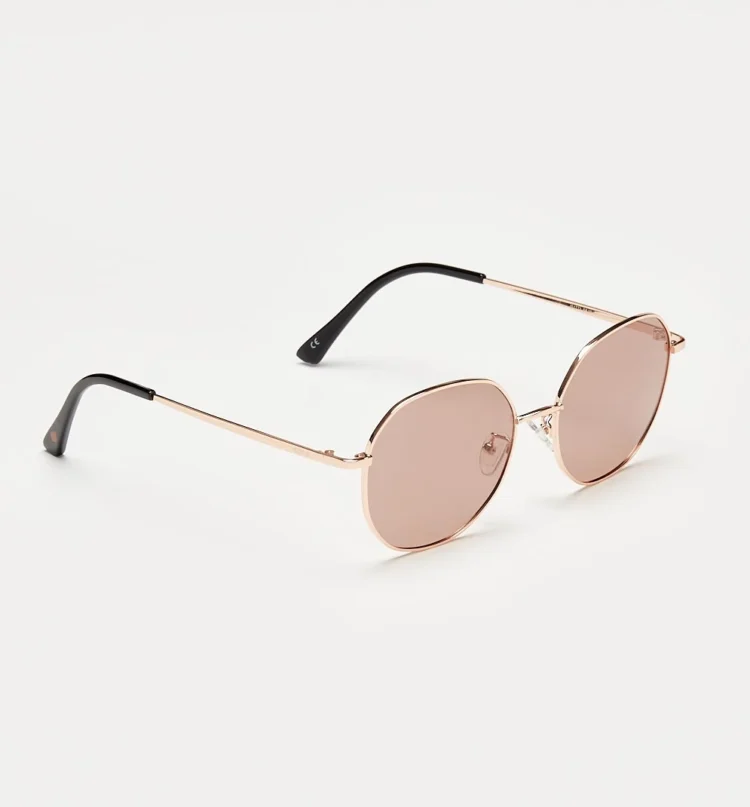 1802202349 Evora, Gold sunglasses front right view