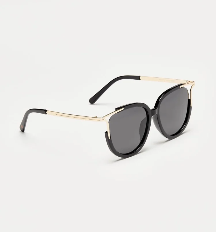 1802202357 Damme, Black Gold sunglasses front right view