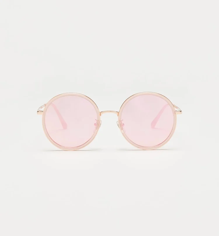 1802202362 Ghent, Gold Pink sunglasses front view