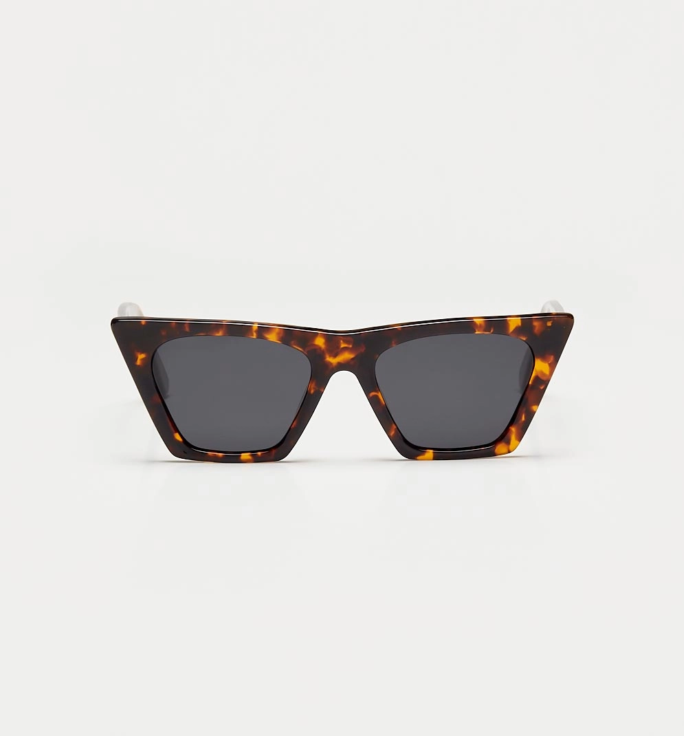 1802202376 Denver, Yellow Tortoise sunglasses front view