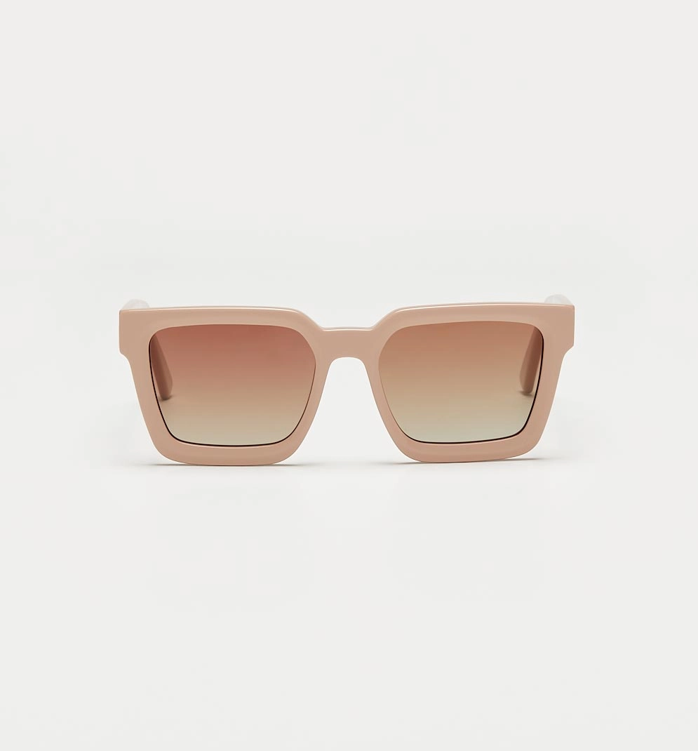 1802202378 Miami, Beige sunglasses front view