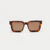 1802202379 Miami, Brown Tortoise sunglasses front view