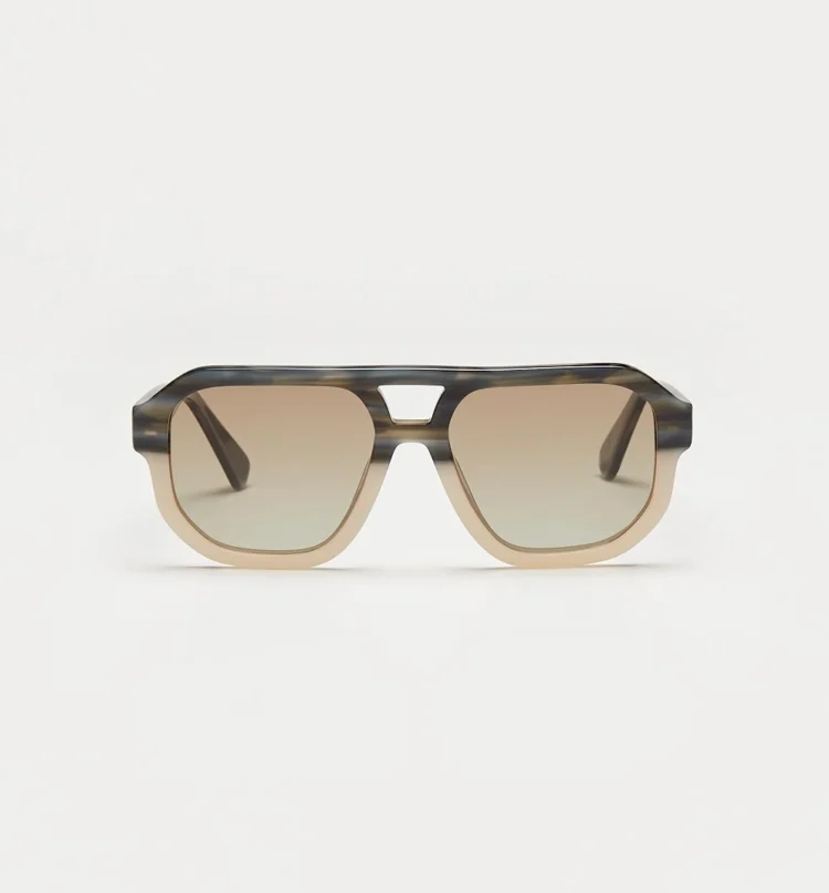 1802202390 Aurora, Gray Tortoise sunglasses front view