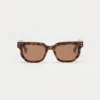 1802202394 Corona, Brown Tortoise sunglasses front view