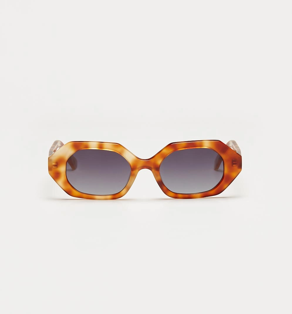 1802202404 Kent, Yellow Tortoise sunglasses front view