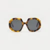 1802202415 Montreal, Yellow Tortoise sunglasses front view