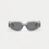 1802202418 Quebec, Gray sunglasses front view