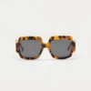 1802202423 Toronto, Yellow Tortoise sunglasses front view