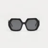 1802202424 Langley, Black sunglasses front view