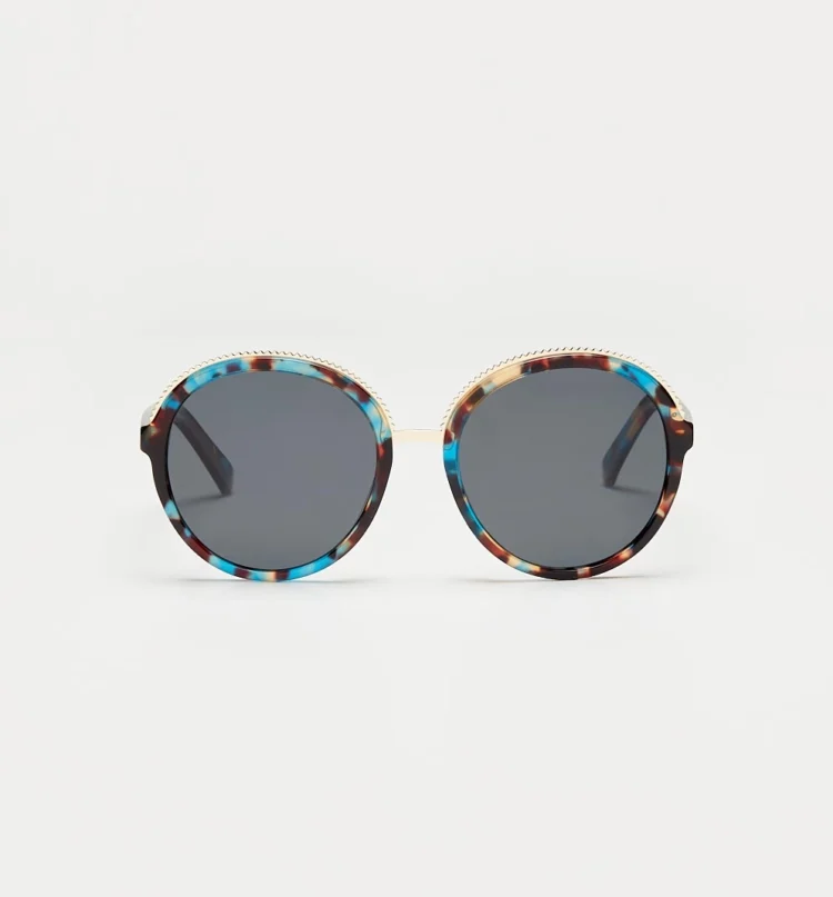 1802202432 Terrace, Blue Tortoise Multicolor sunglasses front view