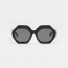 1802202446 Craig, Black Transparent sunglasses front view