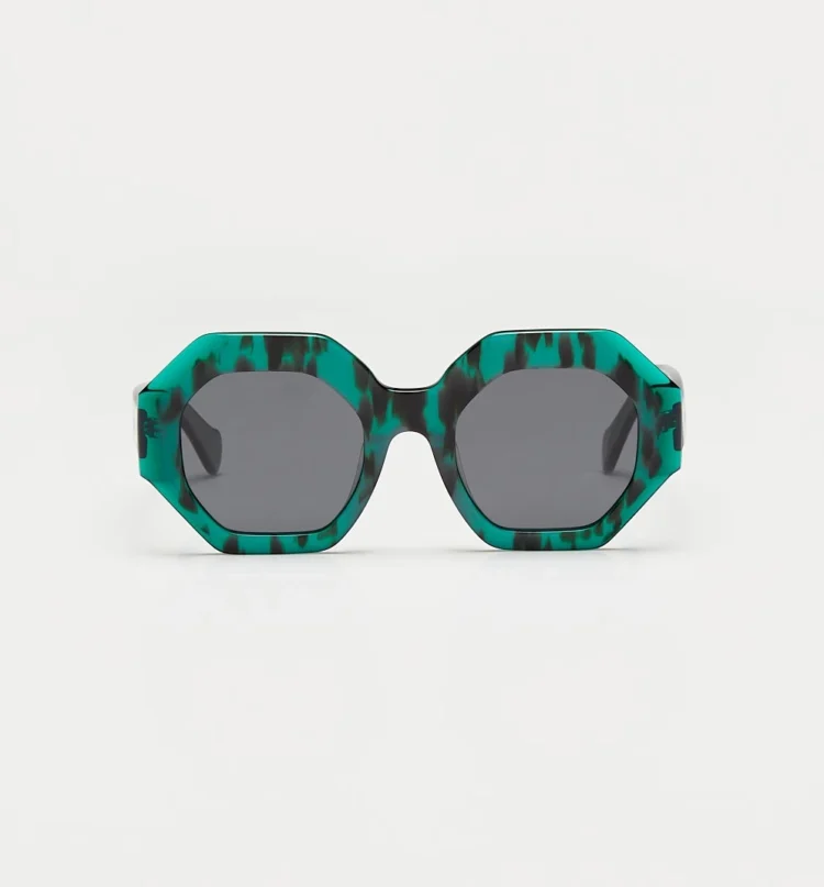 1802202449 Craig, Green Tortoise sunglasses front view