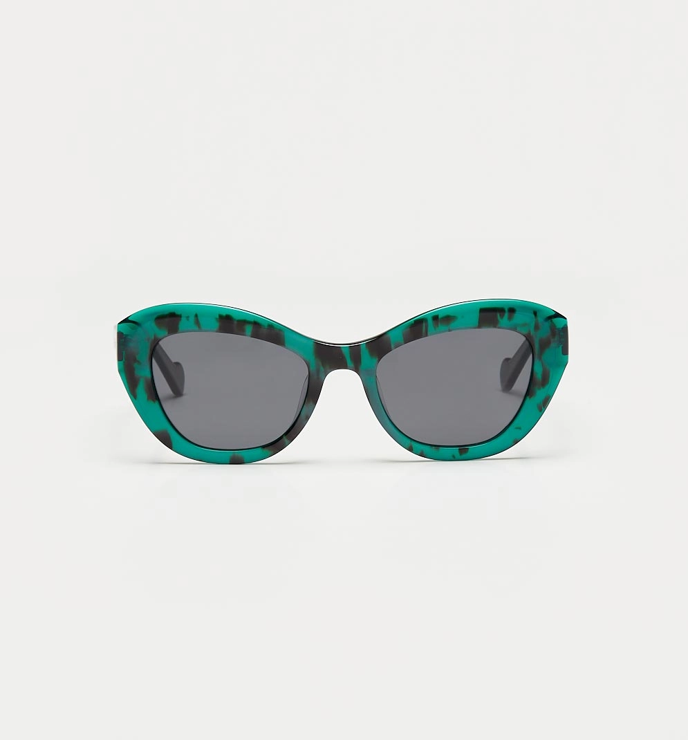 1802202453 Sitka, Green Tortoise sunglasses front view