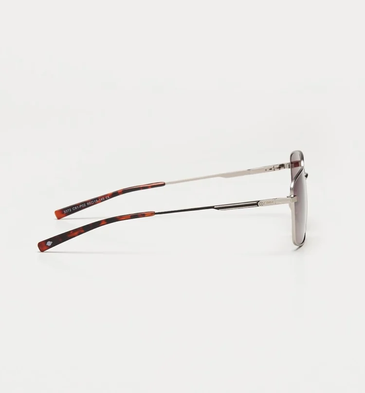 1802202460 Cable, Brown Red Silver sunglasses side view