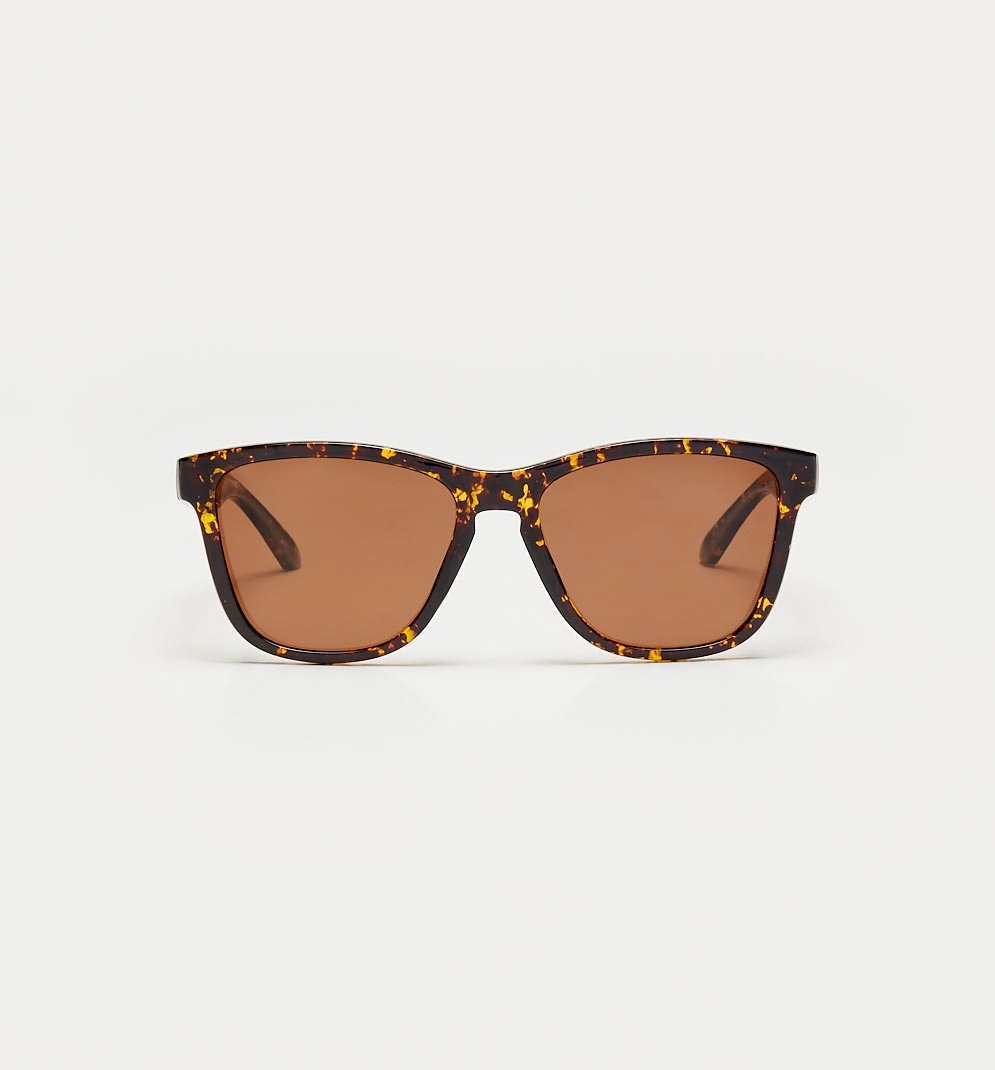 1802202477 Maya Bay, Black Yellow Tortoise sunglasses front view