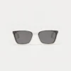 1802202485 Ethel, White sunglasses front view