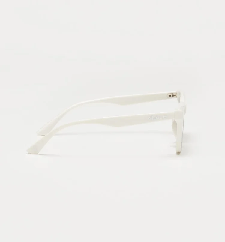 1802202485 Ethel, White sunglasses side view