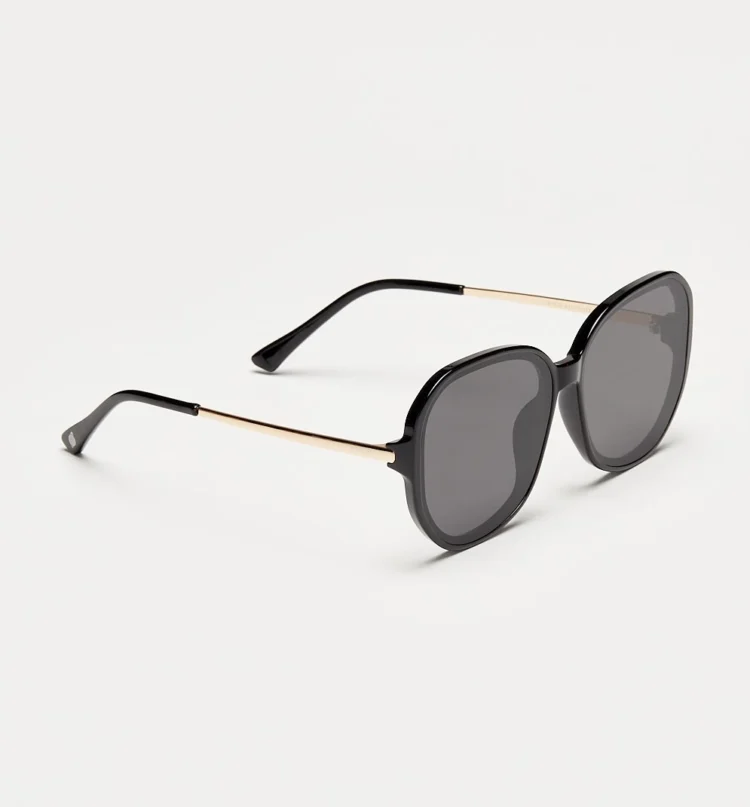 1802202512 Maude, Black Gold sunglasses front right view