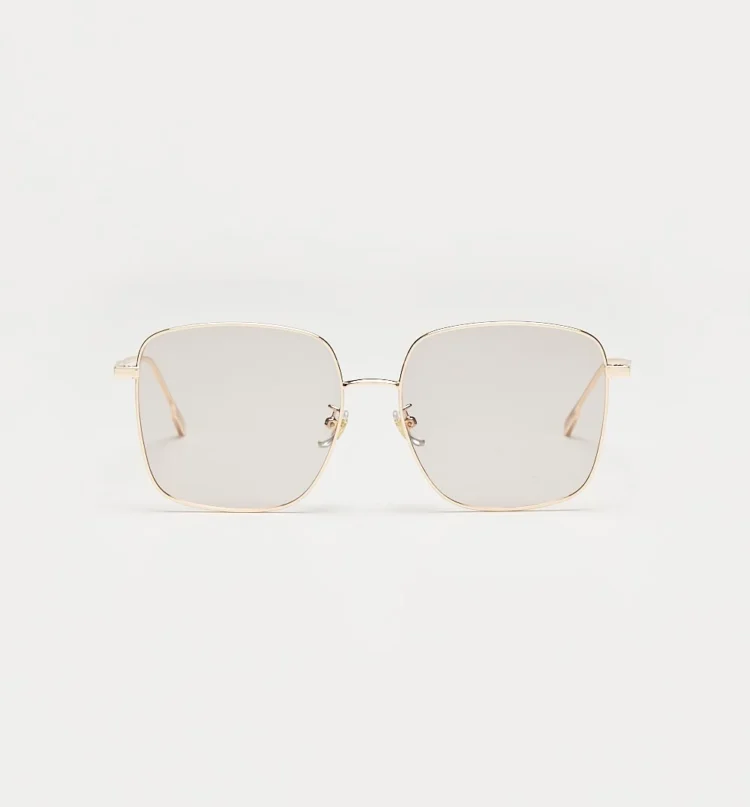 1802202533 Alice, Beige Gold sunglasses front view