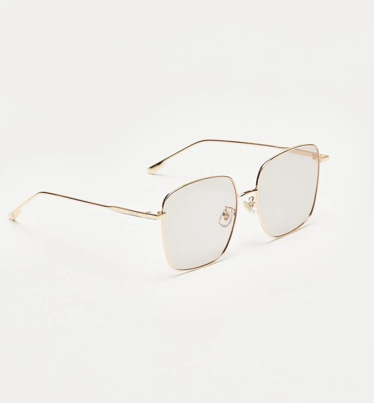 1802202533 Alice, Beige Gold sunglasses front right view