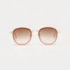 1802202540 Liege, Gold Pink sunglasses front view