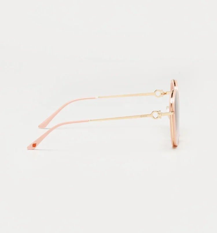 1802202540 Liege, Gold Pink sunglasses side view