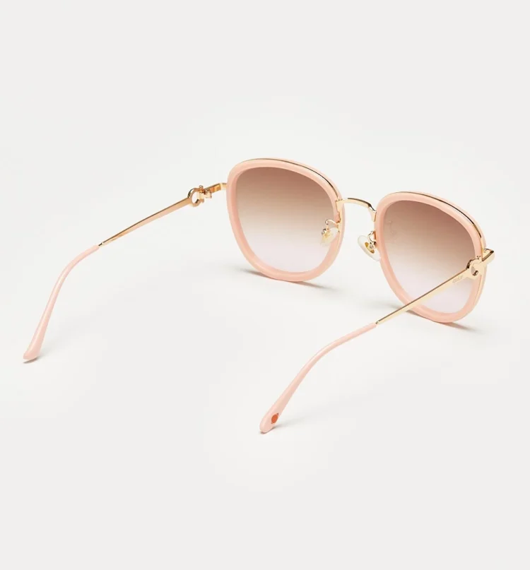 1802202540 Liege, Gold Pink sunglasses back right view