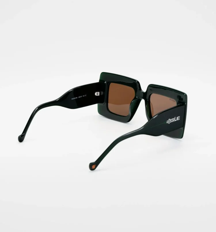 1802203158 Gallina, Dark Green sunglasses back left view