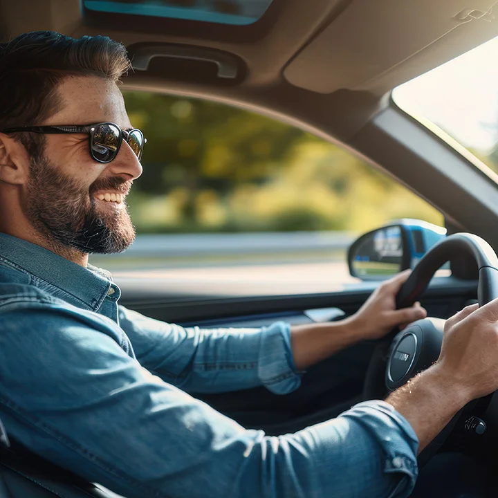 Image that signifies sunbglasses that are suitable for driving