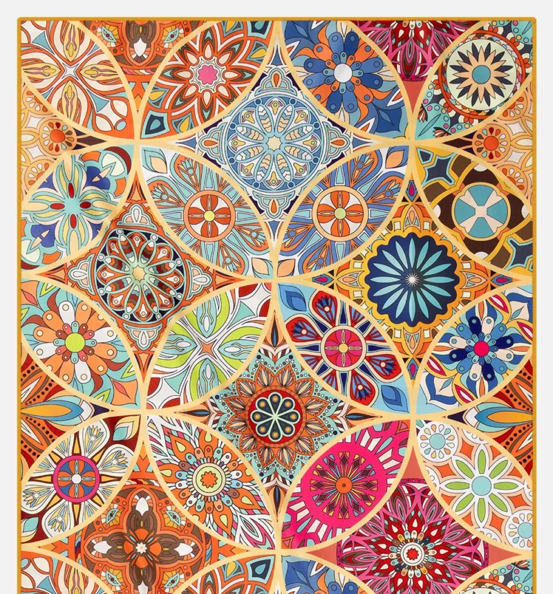 Πετσέτα θαλάσσης Mοroccan Tile, κοντινό στο σχέδιο