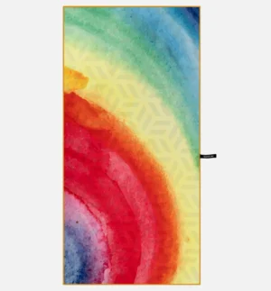 Πετσέτα θαλάσσης Rainbow, πλήρης όψη